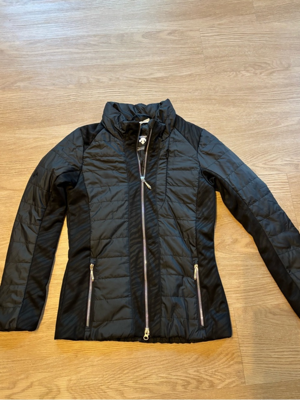 Descente Women’s Sofia Waterproof Mixed Media Puffer Jacket Size 4